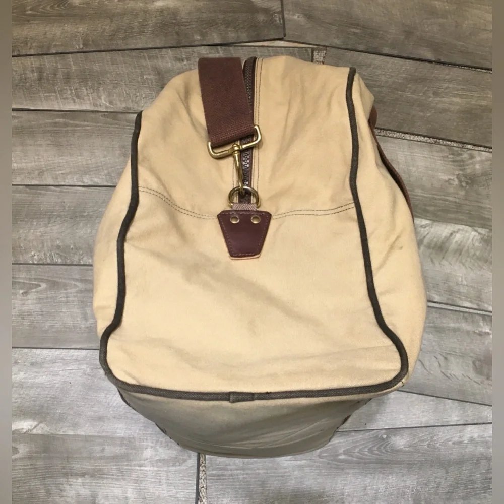 Duluth Pack Commuter Laptop Everyday Travel Briefcase Brown Leather Bag Business